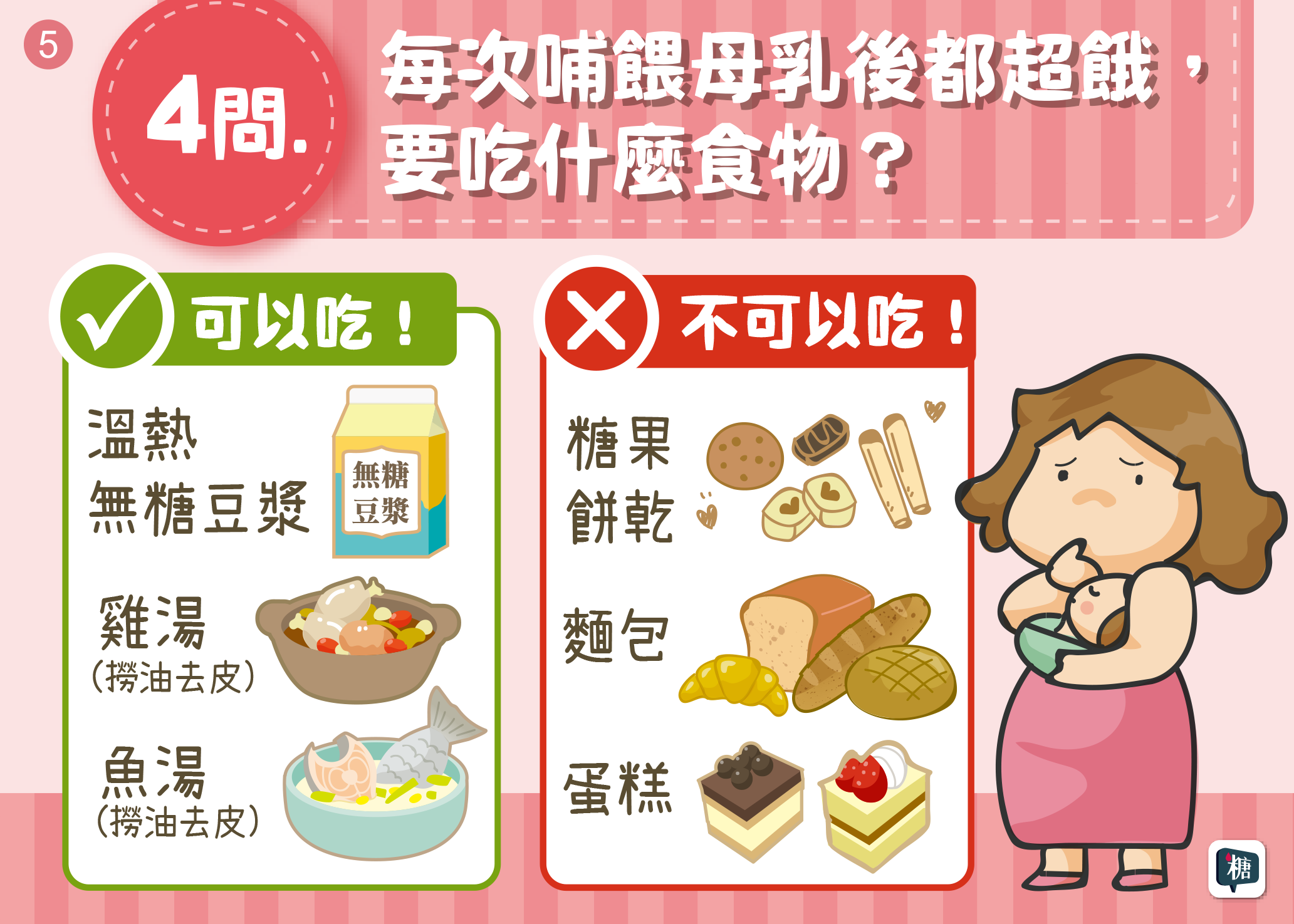 講糖 糖友坐月子6大問 哺餵母乳又要控制血糖該怎麼吃